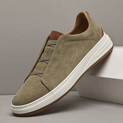 | CHAUSSURES SLIP-ON EN DAIM POUR HOMME