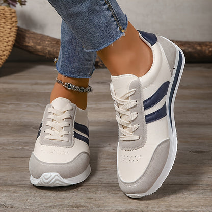 Lucienne | Zapatillas Blancas Deportivas Elegantes y Comodas