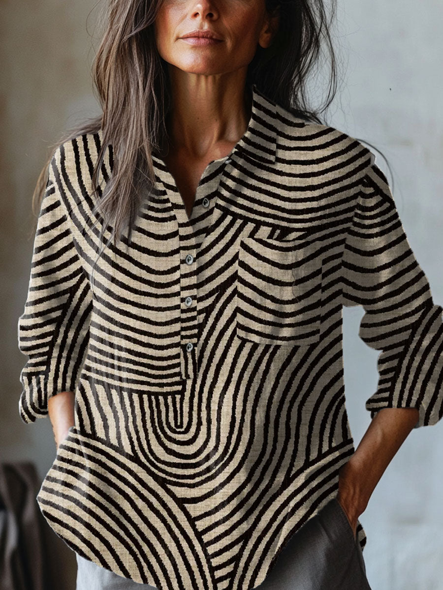 | Chemise Élégante a Motif Chloé