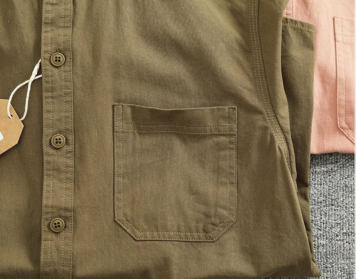 Jersey de Algodón con Cuello Mao de Caballero