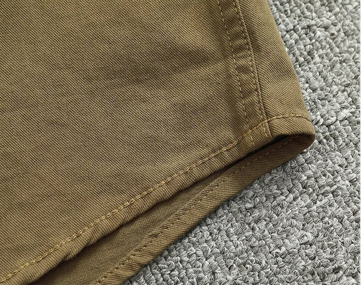 Jersey de Algodón con Cuello Mao de Caballero