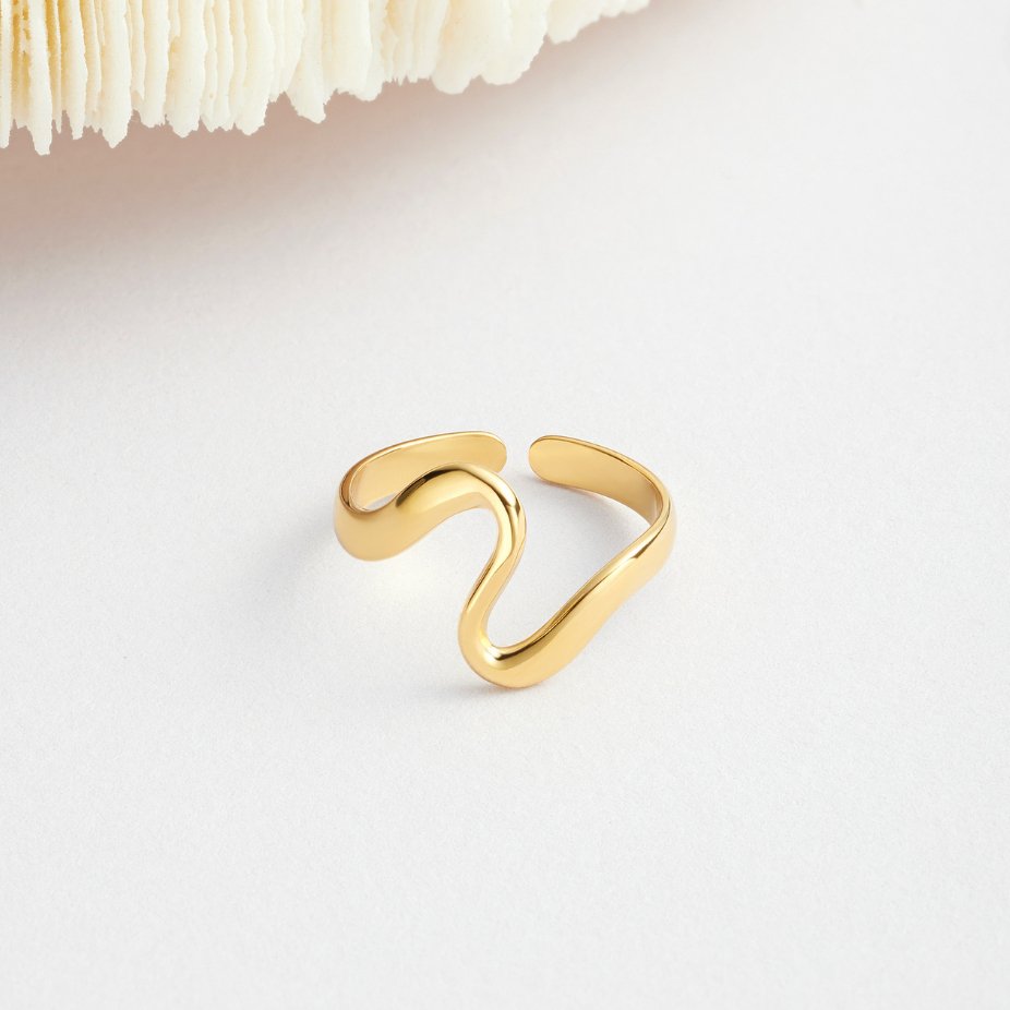 | BAGUE ONDA DORATA