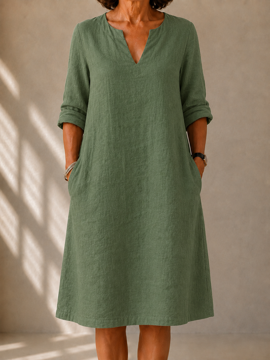 | Robe Trapèze Poches Latérales Lucie