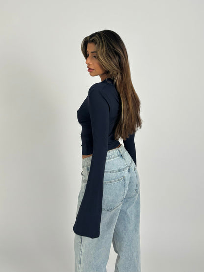 Top de encaje estilo nórdico chic