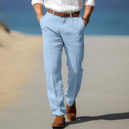 | PANTALON HOMME LUXE EN LIN PREMIUM
