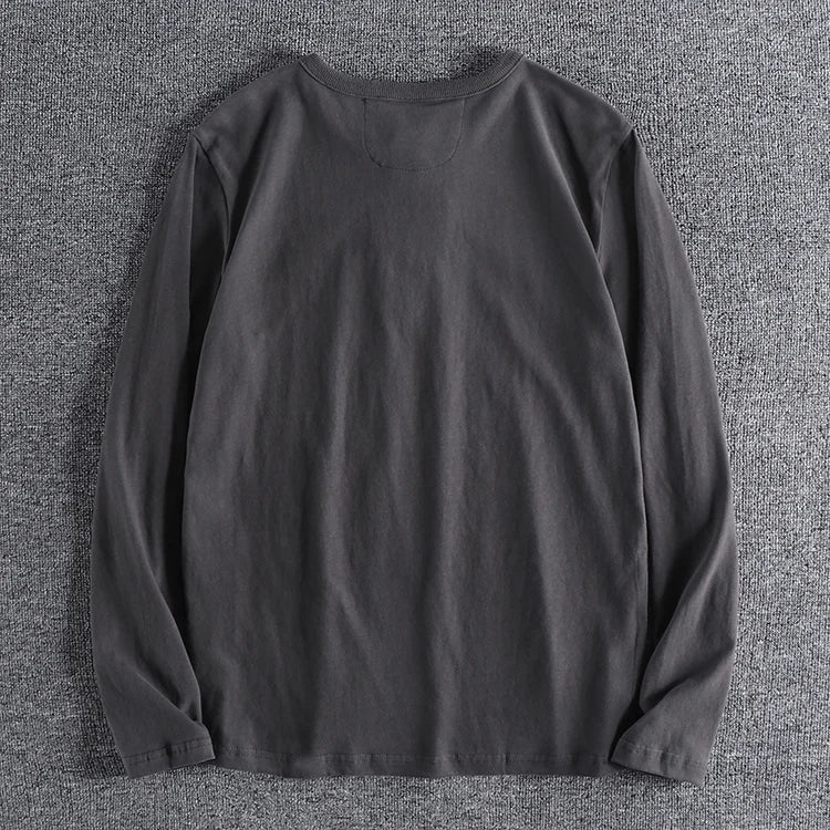 Jersey de Algodón con Cuello de Botón