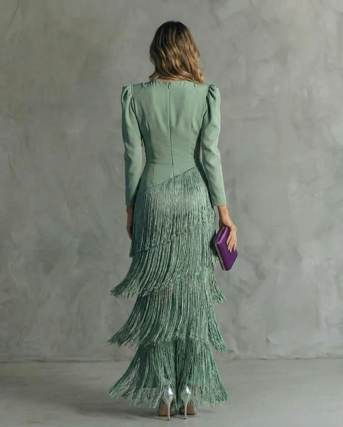 | Robe Élégante Franges Élise