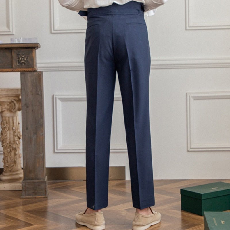 Pantalones de Negocios de Tiro Alto