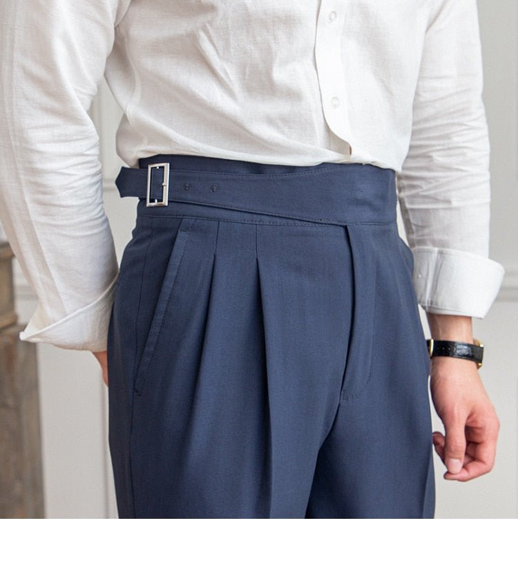 Pantalones de Negocios de Tiro Alto