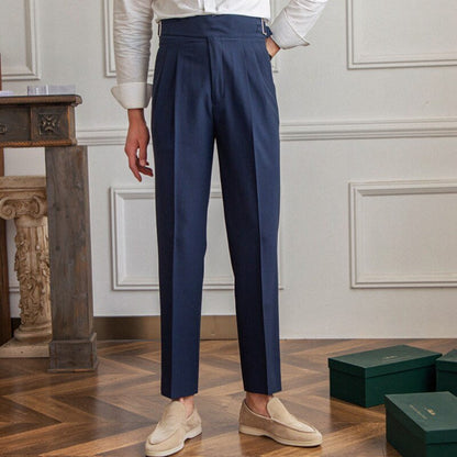 Pantalones de Negocios de Tiro Alto