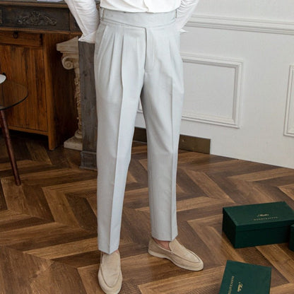Pantalones de Negocios de Tiro Alto