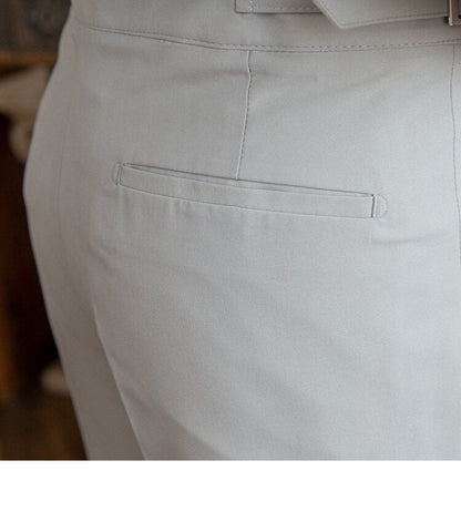 Pantalones de Negocios de Tiro Alto