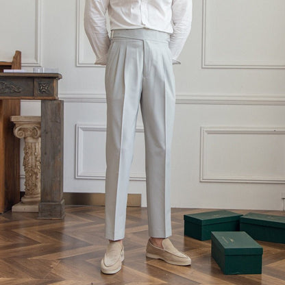 Pantalones de Negocios de Tiro Alto