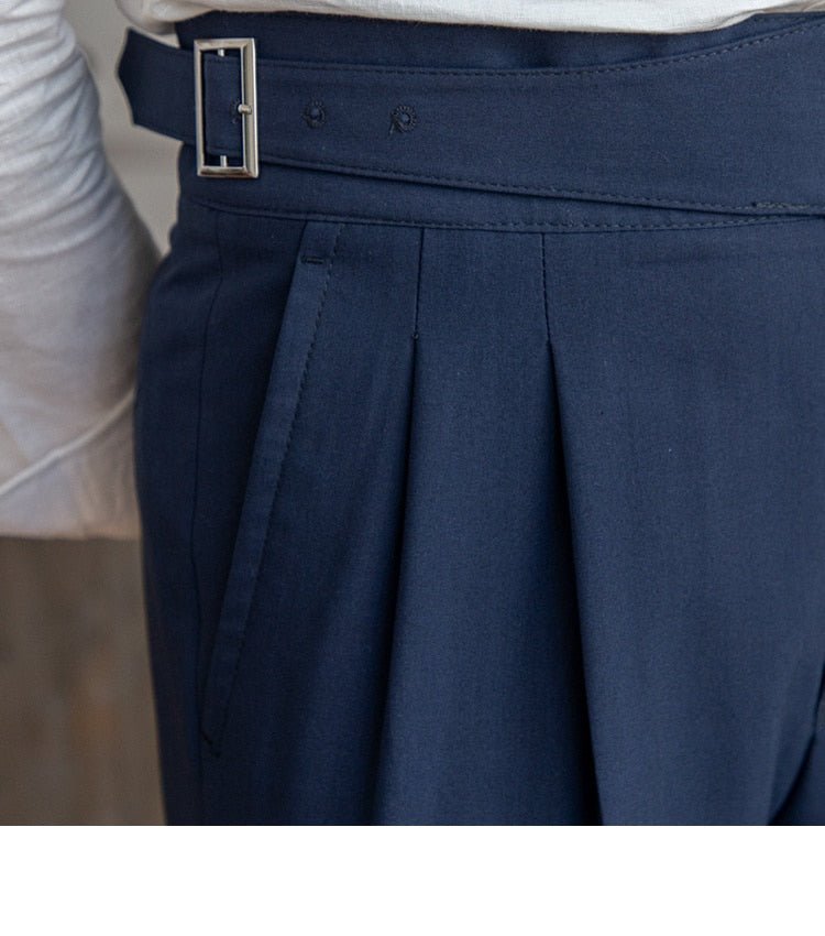 Pantalones de Negocios de Tiro Alto