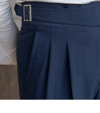 Pantalones de Negocios de Tiro Alto