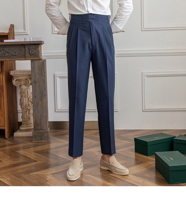 Pantalones de Negocios de Tiro Alto