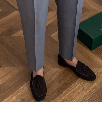 Pantalones de Negocios de Tiro Alto
