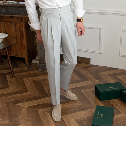 Pantalones de Negocios de Tiro Alto
