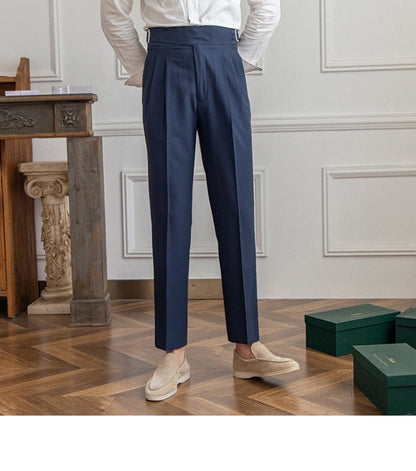Pantalones de Negocios de Tiro Alto