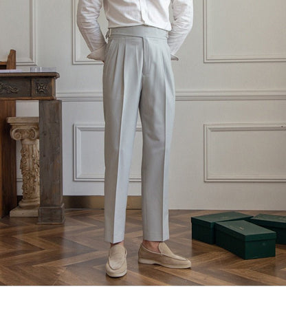 Pantalones de Negocios de Tiro Alto