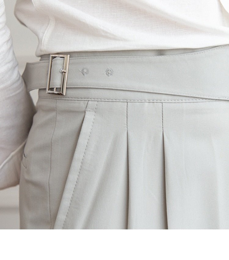 Pantalones de Negocios de Tiro Alto