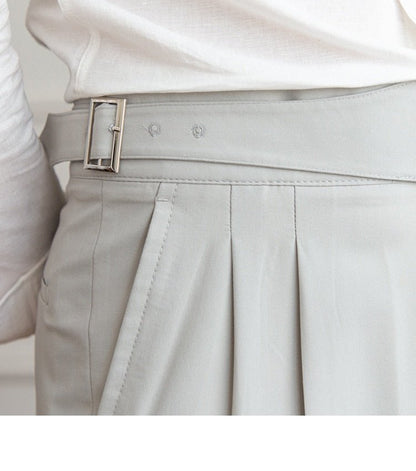 Pantalones de Negocios de Tiro Alto