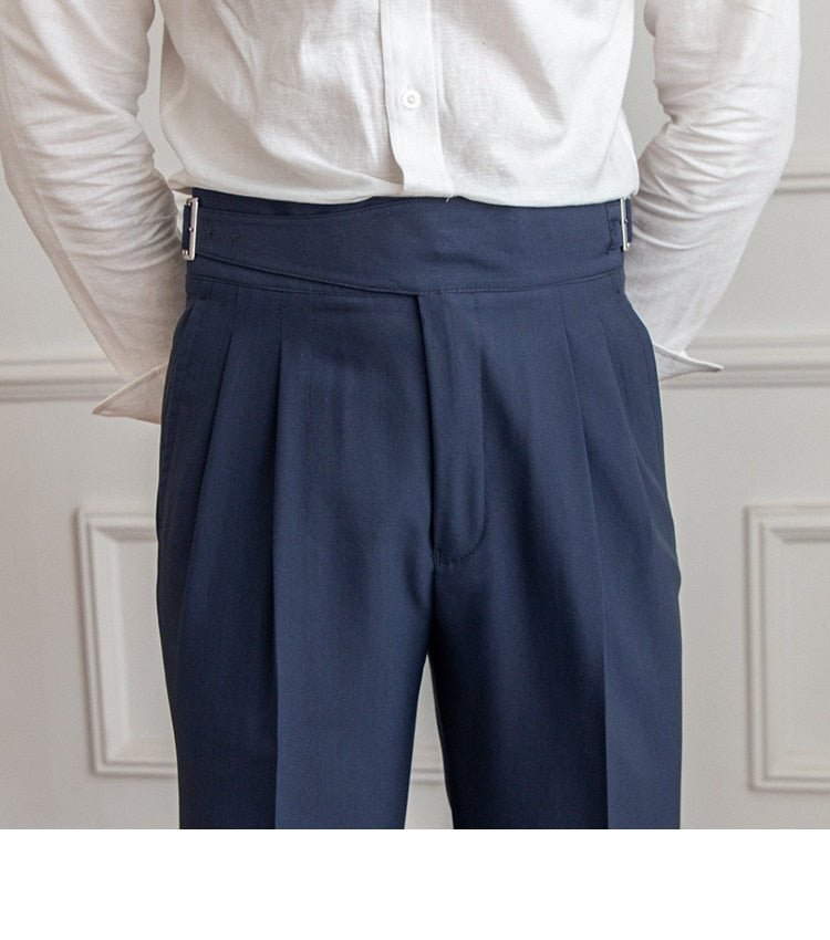 Pantalones de Negocios de Tiro Alto