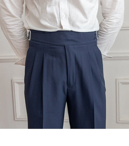 Pantalones de Negocios de Tiro Alto