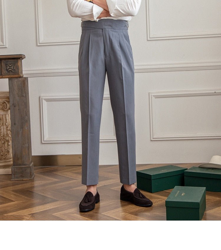 Pantalones de Negocios de Tiro Alto