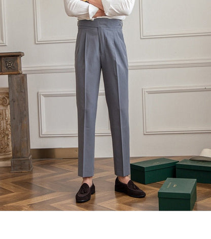 Pantalones de Negocios de Tiro Alto