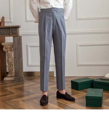 Pantalones de Negocios de Tiro Alto