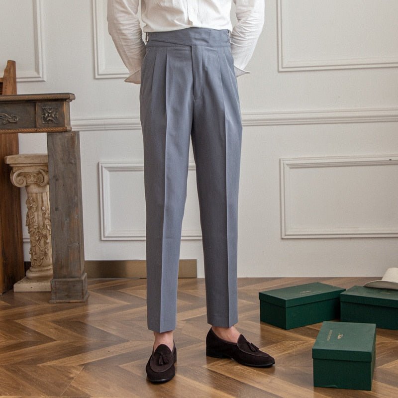 Pantalones de Negocios de Tiro Alto