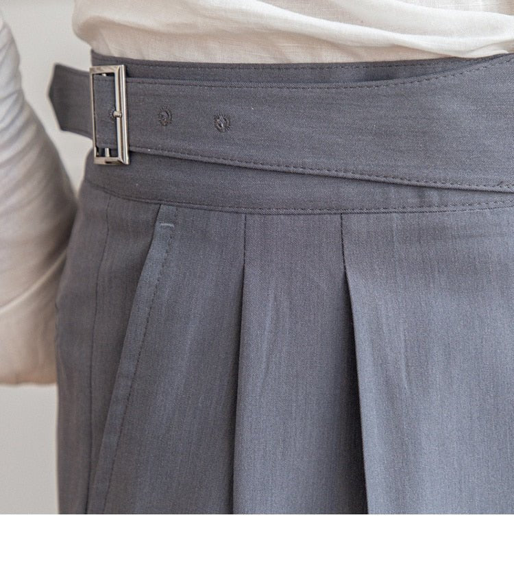 Pantalones de Negocios de Tiro Alto
