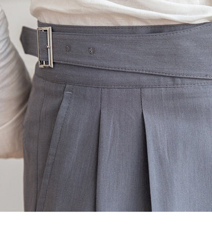 Pantalones de Negocios de Tiro Alto