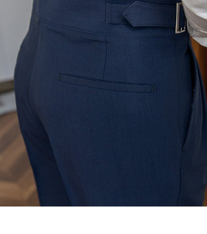 Pantalones de Negocios de Tiro Alto
