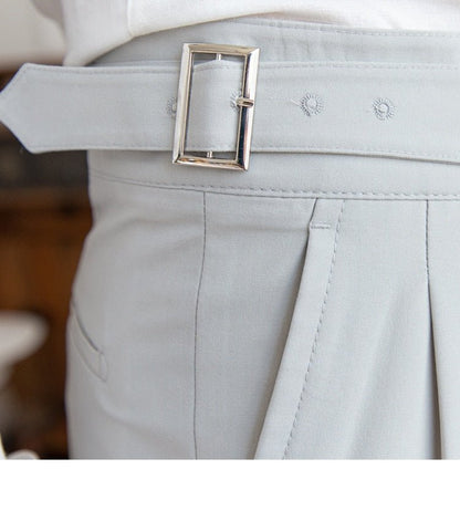 Pantalones de Negocios de Tiro Alto