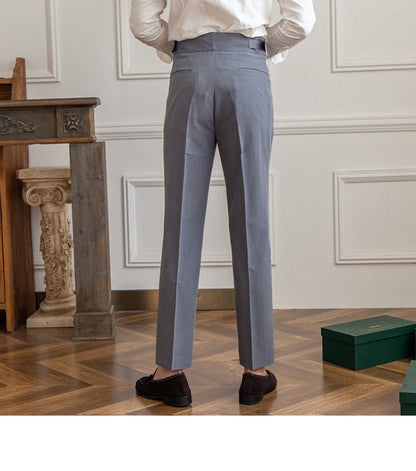 Pantalones de Negocios de Tiro Alto