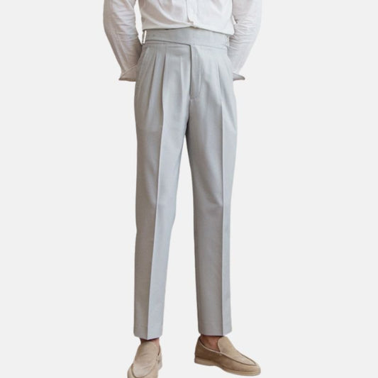 Pantalones de Negocios de Tiro Alto