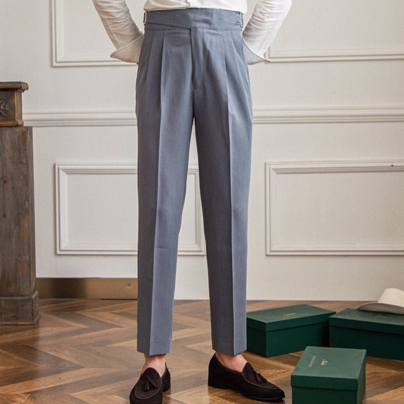 Pantalones de Negocios de Tiro Alto