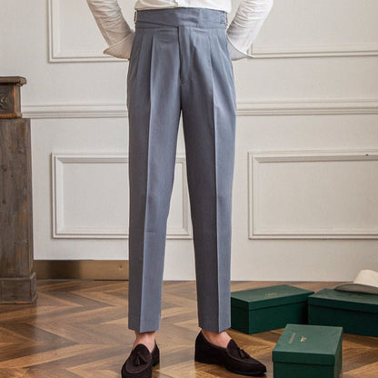 Pantalones de Negocios de Tiro Alto