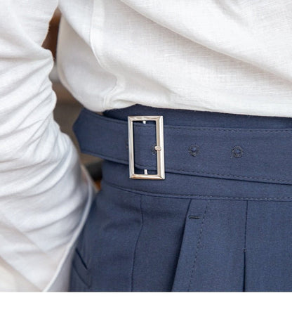 Pantalones de Negocios de Tiro Alto
