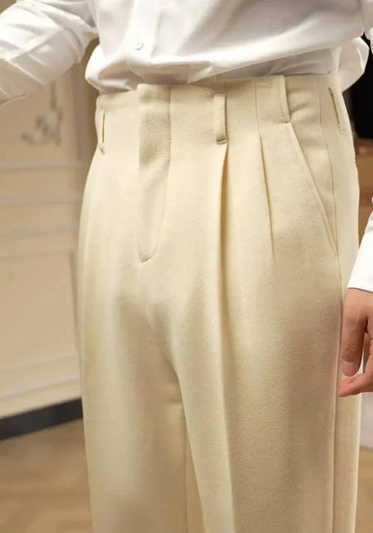 Pantalones de Mezcla de Lana Hollywood