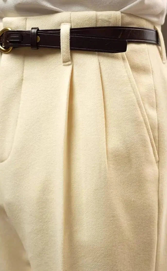 Pantalones de Mezcla de Lana Hollywood