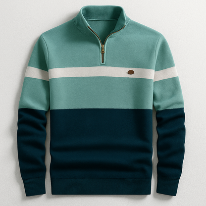 | PULL HOMME AVEC ZIP AU COL