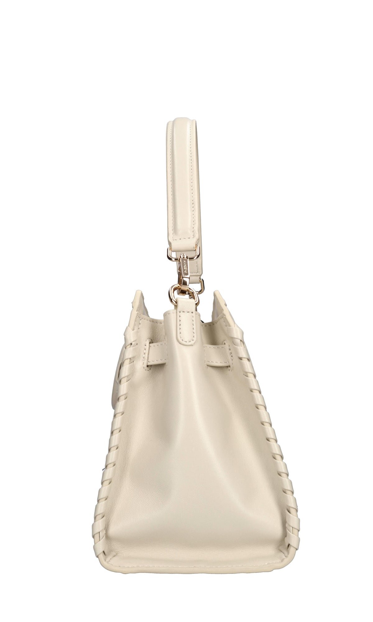 Camelia - Bolso Monograma de Piel y Tejido