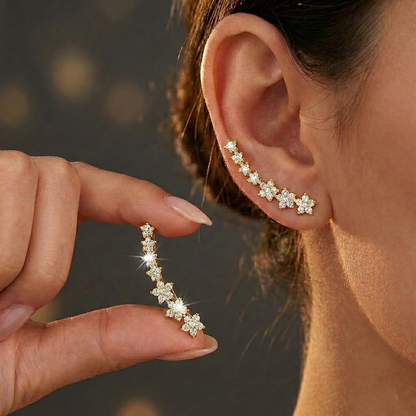 | BOUCLES D’OREILLES FLORALES INTEMPORELLES