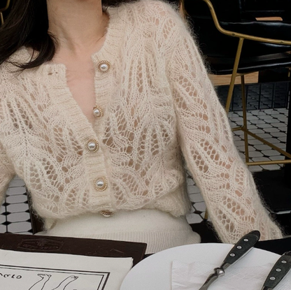 Jolanda – Jerseys de Punto Calado Elegante