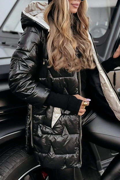 Almee | Plumas Largo Elegancia de Invierno