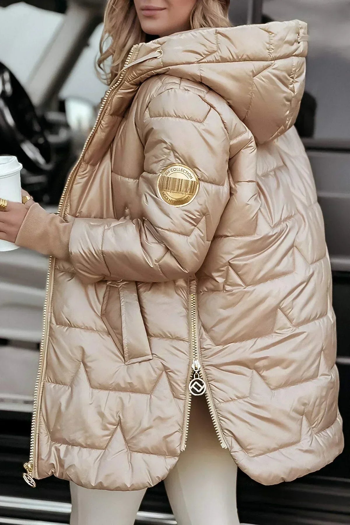 Almee | Plumas Largo Elegancia de Invierno