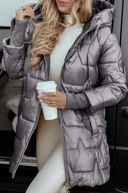 Almee | Plumas Largo Elegancia de Invierno